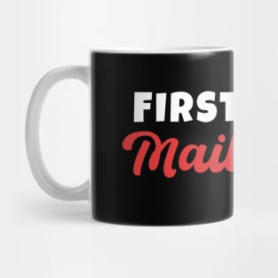 First Class Mail Lady Mug